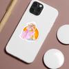 50 Watercolor Pink Series Graffiti Stickers Mobile Phone Computer Suitcase Waterproof Decorative Stickers DIY Stickers