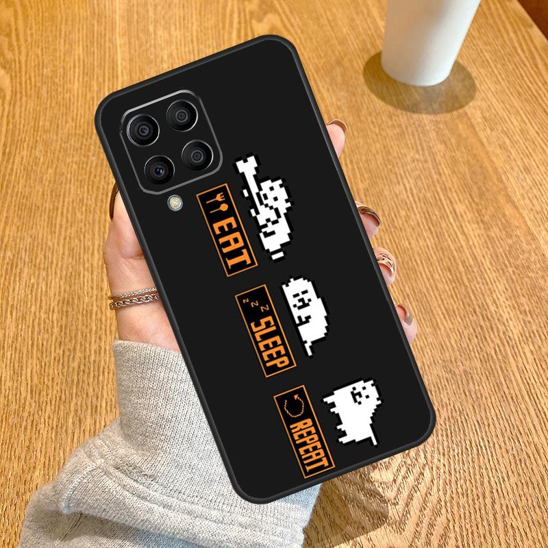 Undertale Annoying Dog Case For Samsung Galaxy M31 M21 M11 M51 M13 M23 M33 M53 M14 M54 M12 M32 M52 M31s Cover