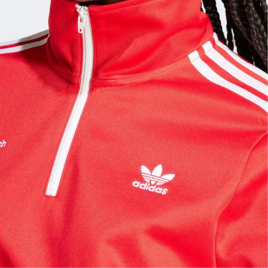 adidas Originals X Sporty & Rich Half-Zip Track Top Collegiate Red Women JD3766