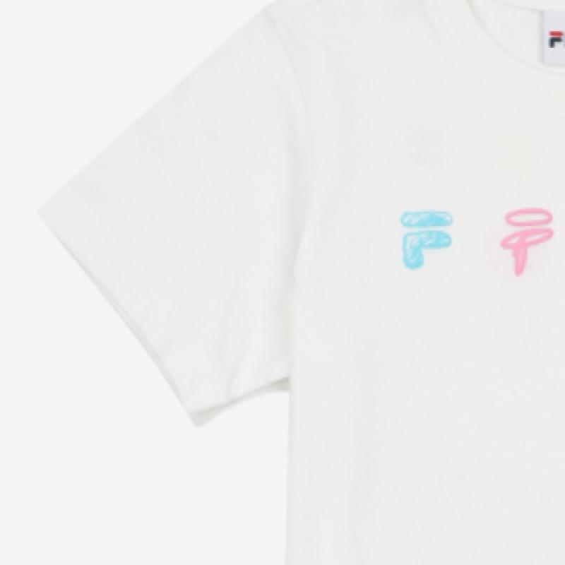 [fila Kids] Girls Smile Graphic   Shorts Set Up  Fk2fsf2201f Owh  q0zFk2fsf2201fOwh