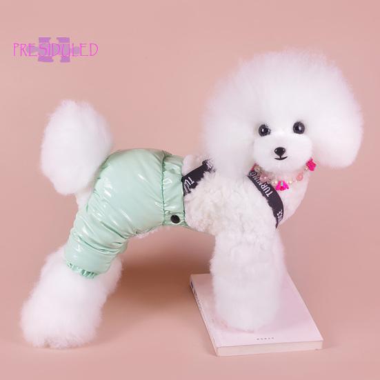 

Аксессуары для собак Зимние теплые регулируемые подтяжки на хлопковой подкладке Брюки Комбинезоны