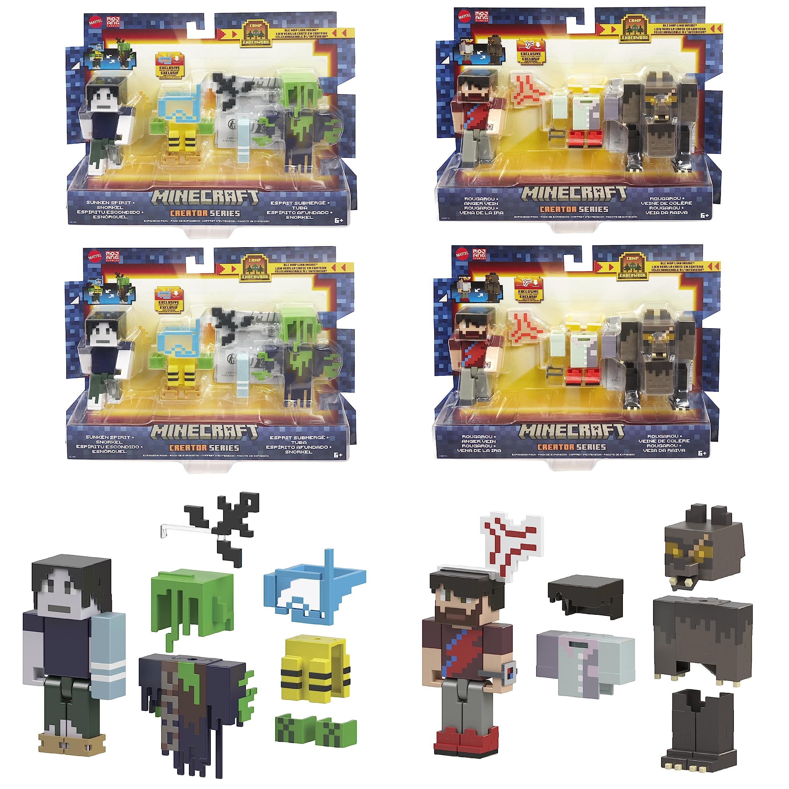 

Minecraft Creator Series Extension Pack Assortment F в коробке 4 года и [Проданные фигурки] [6 штук] 986F-HJG79