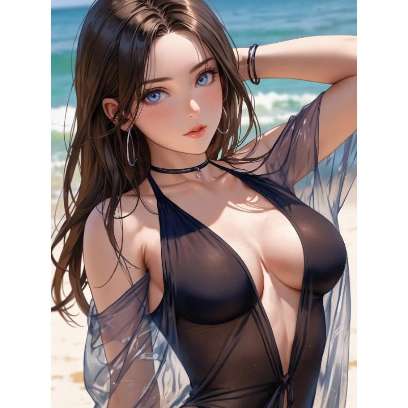 Liebliche Sexy Anime Mädchen Kawaii Poster und Drucke Leinwanddruck Moderne Wandkunst Bild für Wohnzimmer Heimdekoration