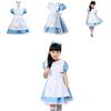 Exquisit gefertigtes Alice im Wunderland Kostüm Perfekt für Halloween-Partys