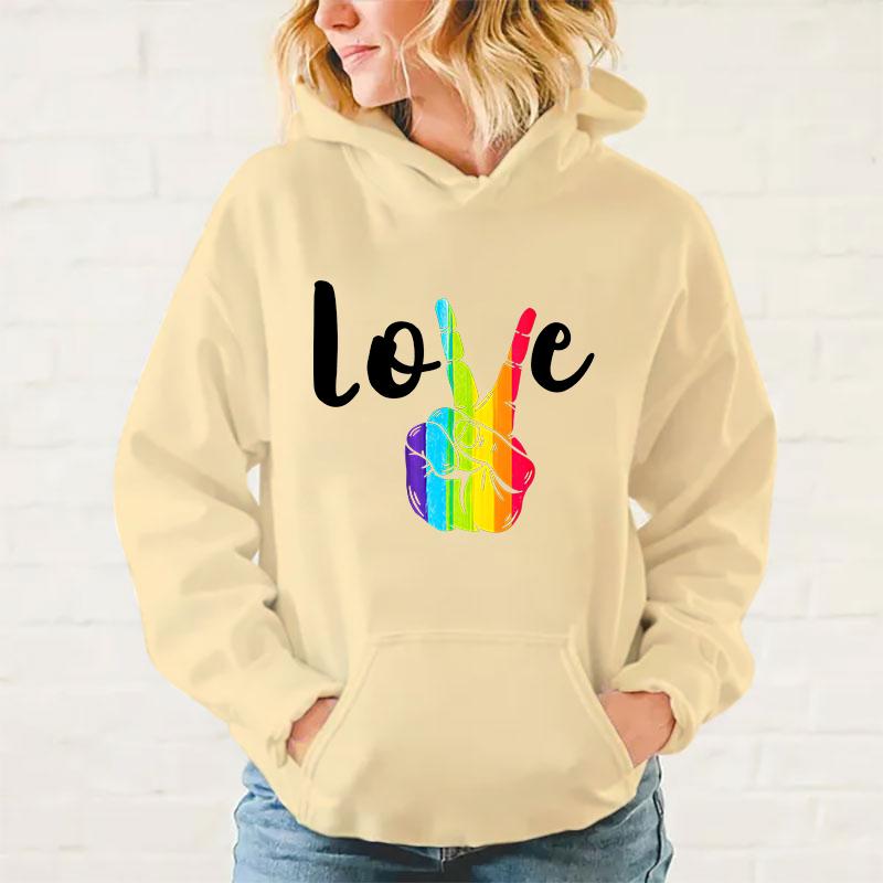 Y2k Hoodies Fashion Hoodies Funny Lgbt Love Hoodie Harajuku Sweatshirts Women Long Sleeve Clothes