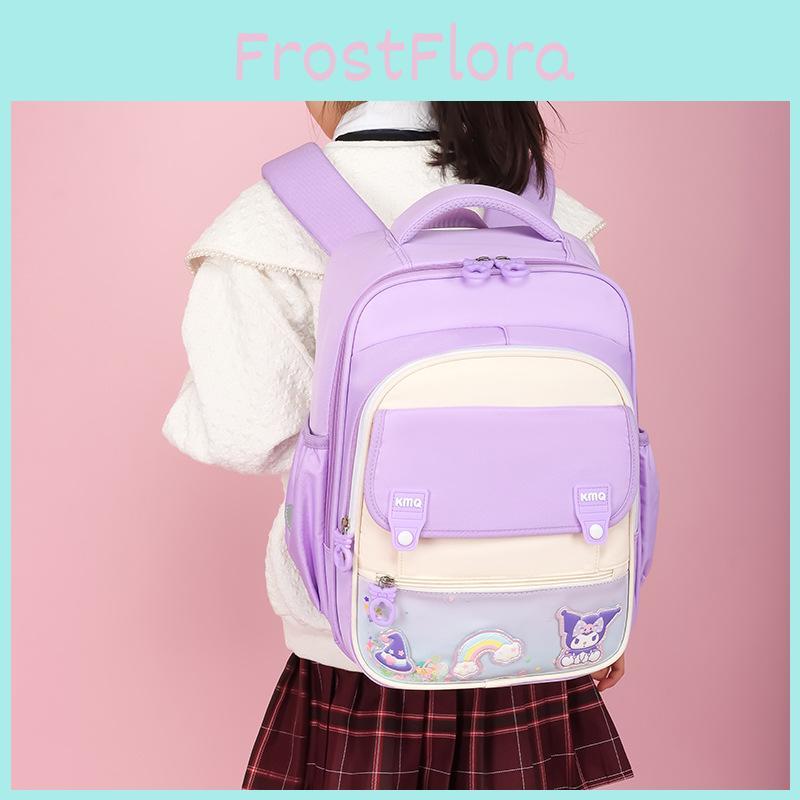 Delightful And Practical Kids Backpack In Pink Green Purple And Blue For Young Students