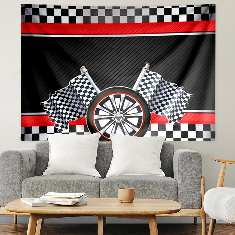 Rennsport-Druck Wandteppich, Hintergrund, Einfache Montage, Ideal für Schlafzimmer, Büro & Wohnzimmer, mit Ästhetischer Wanddekoration.