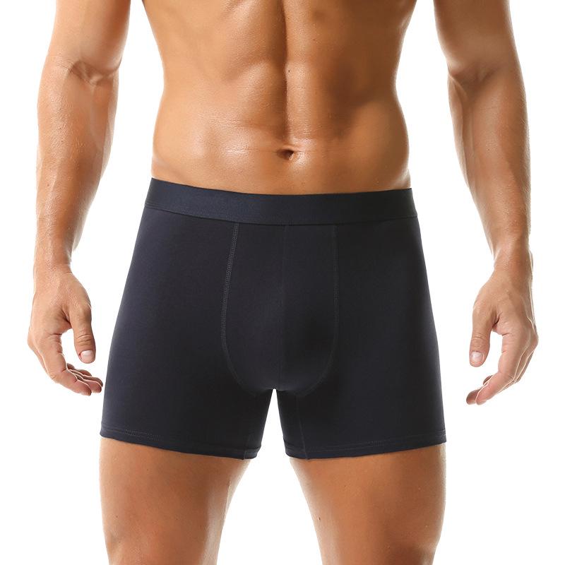 European & American Anti-Chafing Breathable Men's All-Cotton Underwear Shorts