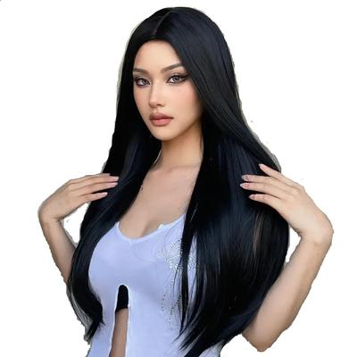 Artifice 32 Inches Long Straight Full Head Natural Looking Hair Wig Extension For Hair Loss & Bald Head Solution For Women Party Girls NATURAL BLACK