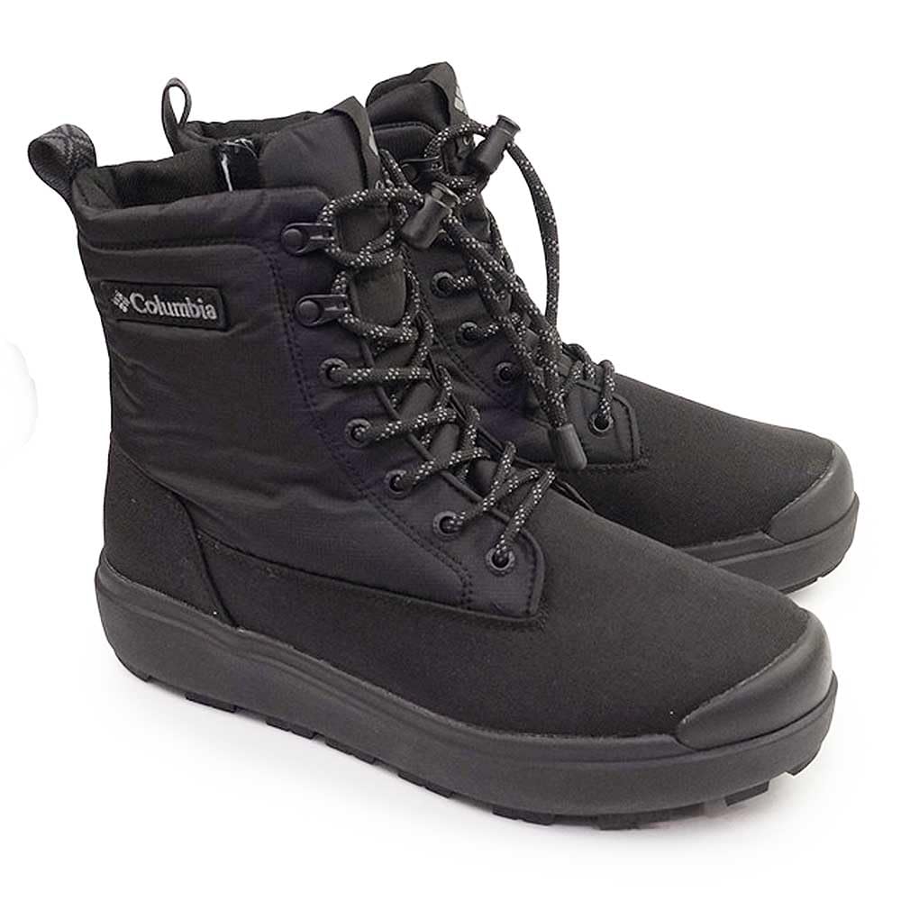 Columbia Sapland Three Waterproof Infinity Size Black Omni-Heat Boots, YU8517, 28.0cm,