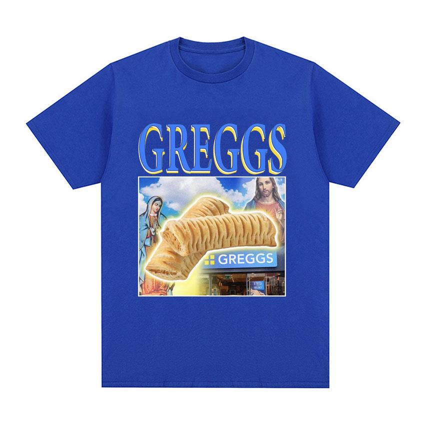 

Greggs Sausage Roll Humor T Shirt Funny Meme Vintage Fathers Day Tshirt Unisex Women High Quality Cotton Oversized Tees Streetwear 4XL