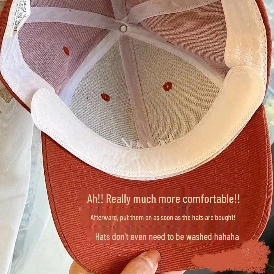 Disposable Sweat-Absorbing Hat Brim Stickers - Anti-Dirt, Shrinkable Sweatbands