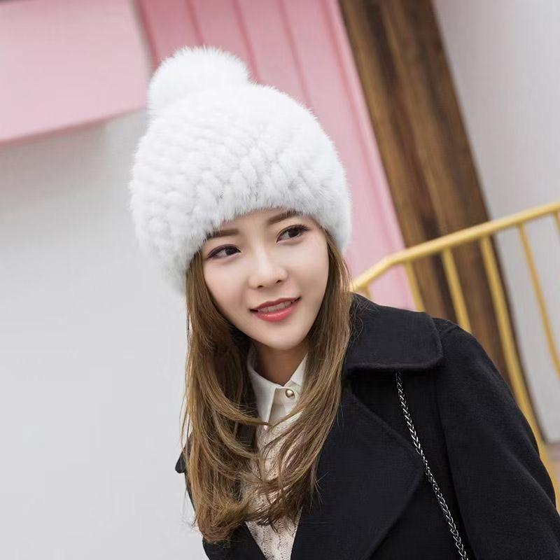 New Winter Knitted Women's Thickened Warm Hat