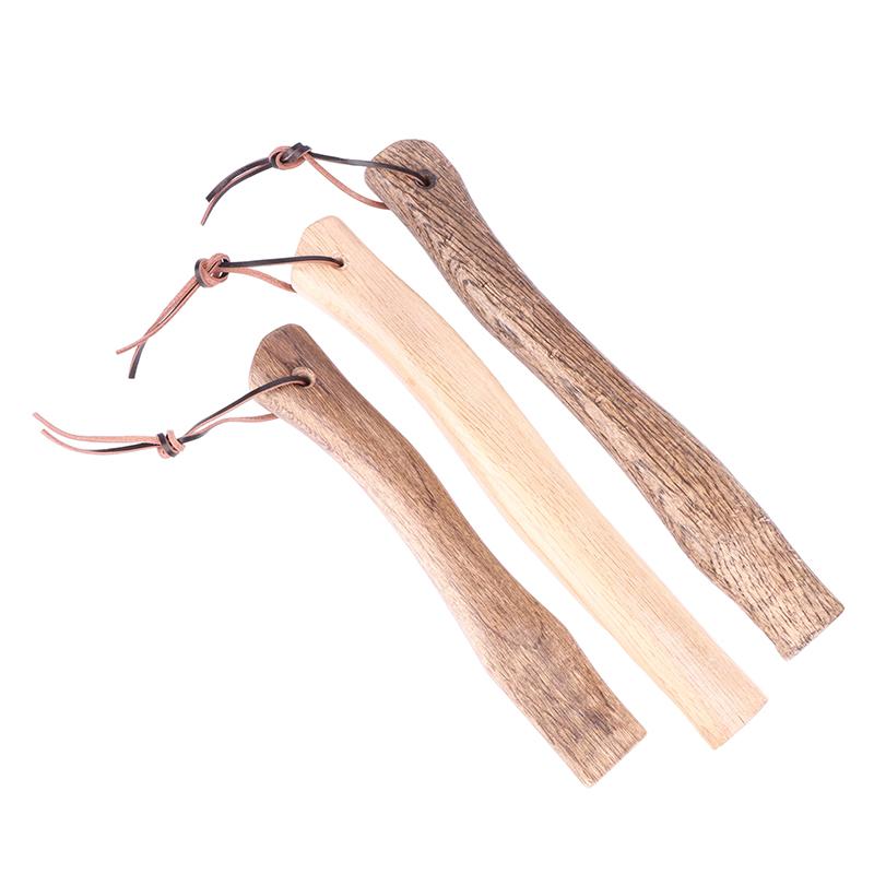 Sturdy Solid Wood Short Axe Handle Replacements For Garden Tools And Outdoor Use Handmade Axe Handle Parts