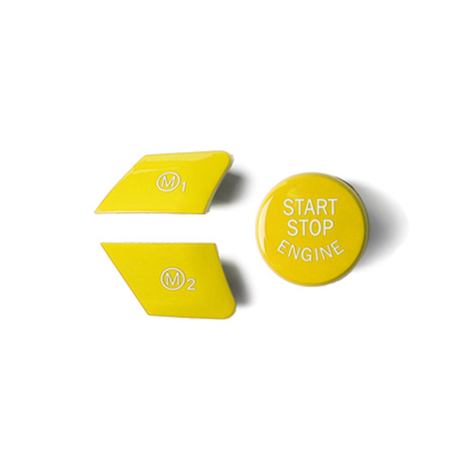 Auto Volant M1M2 Režim abecedy Tlačítko motoru START STOP Vhodné pro BMW F20 F21 F22 F23 F30 F31 F32 F33 F10 F11 F07 F15 F16