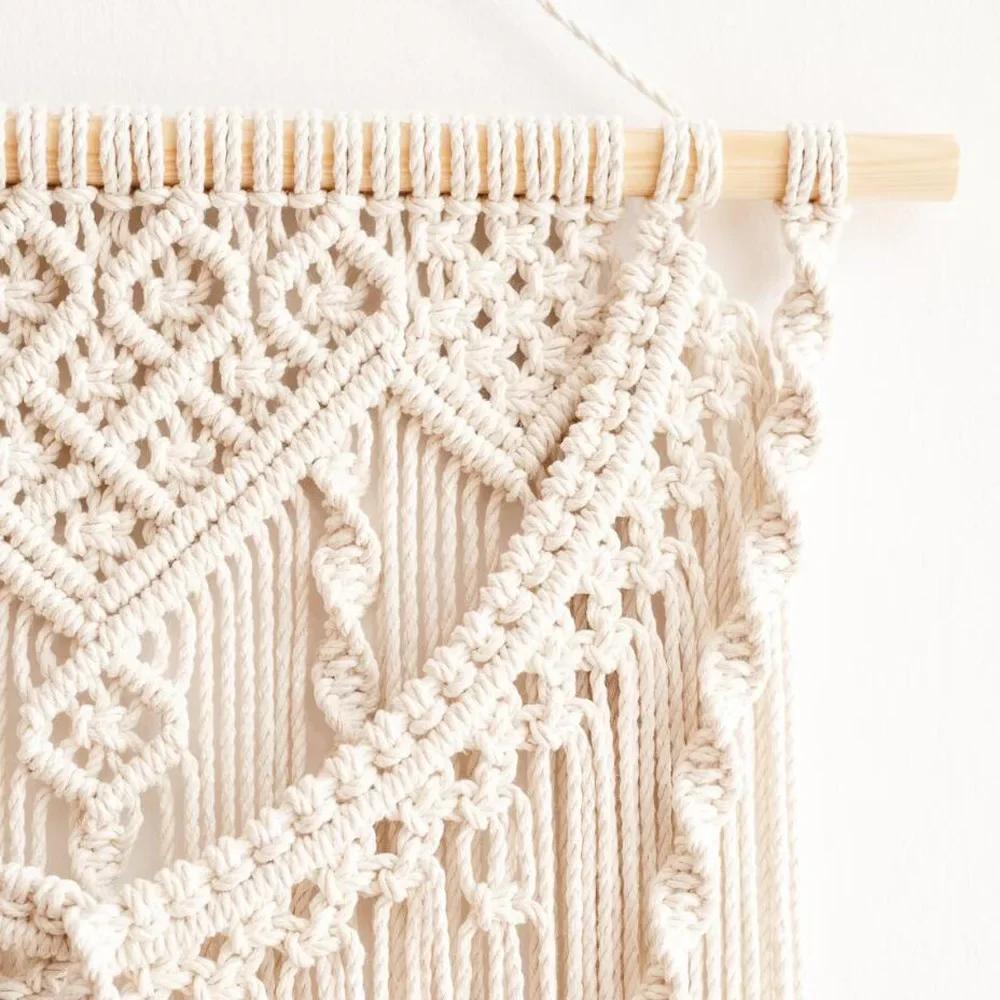 Bohemian Handmade Weaving Home Decoration Tapestry-Wall Carpet for Homestay Room Decor High-Quality Foreign Trade Source Product