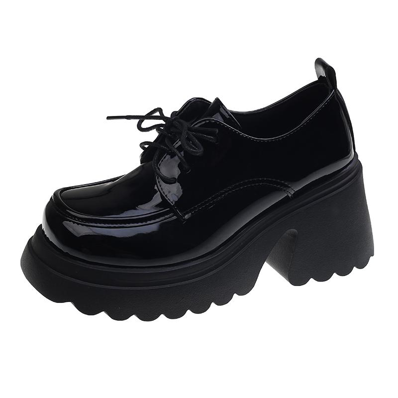 Loafers Genuine Leather Elegant Female Heeled Shoes Party Luxury Designer Woman Pumps Platform Wedding Bride High Heel 2025 New