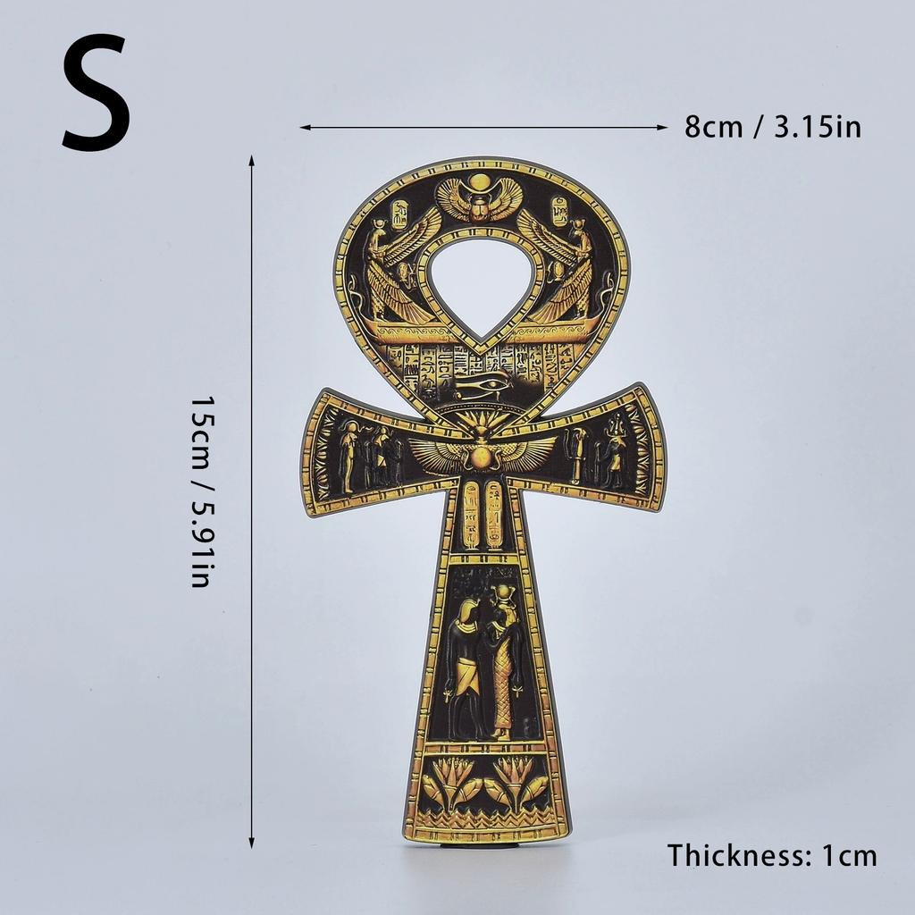 Ancient Egypt Ankh Ansata Cross Life Symbol Cross Resin Ornament Hieroglyphic Writing Female Power Pharaoh The Eye Of Horus