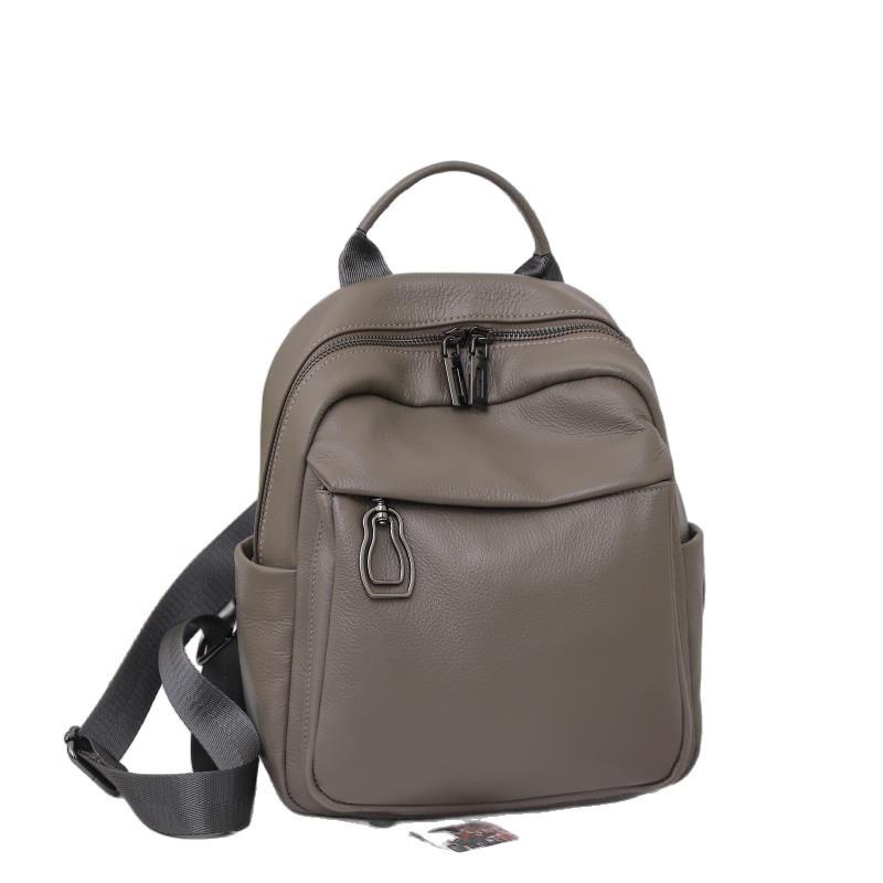 Backpack Business Large-capacity Genuine Leather Women's Bag Backpack Commuting and Travel Schoolbag