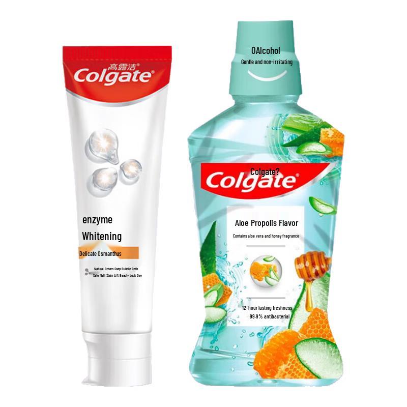 Colgate Whitening Toothpaste & Mouthwash Combo Pack