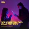 Lightsaber Led Light Up Chopsticks (2 Pair, Red & Blue)