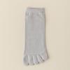 Men's Antibacterial Cotton Split-Toe Socks - Breathable, Sweat-Absorbing Five-Finger Socks for Spring/Summer.