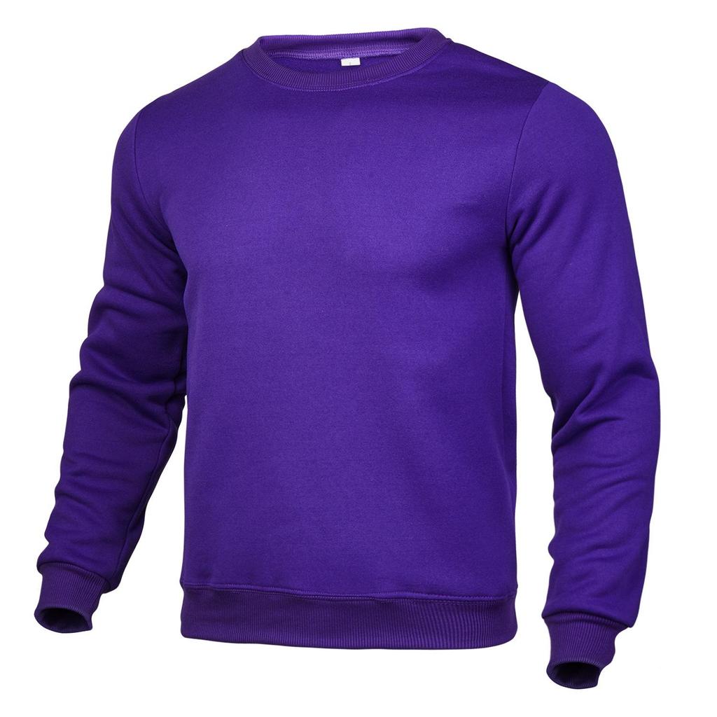 2024 Unisex Trend Bisiklet Yaka Düz Renk Uzun Kollu Sweatshirt, Günlük Moda Kapüşonlu Sweatshirt