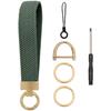 Stylish Zinc Alloy Car Keychain Wrist Straps