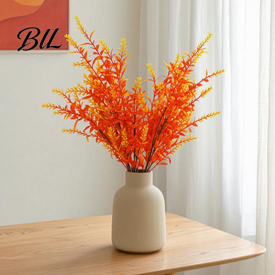 Artificial Flower with Eucalyptus Leaf Fall Leaf, Lifelike Faux Plants, Long Lasting Fake Plants UV Resistant for Autumn Thanksgiving Harvest Festival