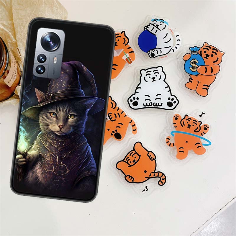 Halloween Magic Cat Phone Case For Xiaomi Poco X7 X6 M8 M7 M6 M4 M3 X4 Pro F7 Ultra M5S Mi 14 14T 15 15T 12T 10T Pro 12S 12 11 L
