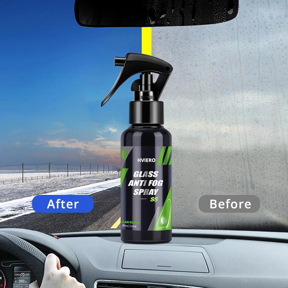 50/100/300ml Durável Duradouro Vidro Interno Do Carro Melhora A Visibilidade Ao Dirigir Spray Antiembaçante Previne A Visão Limpeza Cuidados Com A Pintura Do Carro