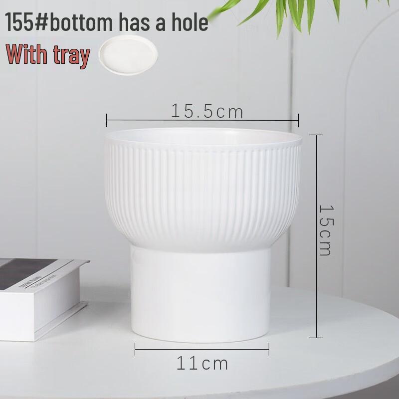 KEYSHEEL High-Legged Plastic Orchid & Plant Pot