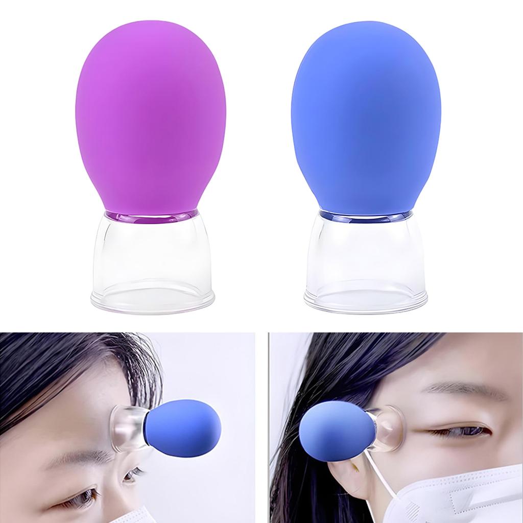 10Pcs Glass Cupping Set Facial Cupping Cups Glass Silicone Cups Vacuum Suction for Face Skin Back Arm Shoulder Muscle