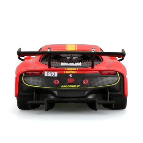 Bburago 1/43 Scale Ferrari 296 GT3 2023 Red / Race Sports Car Diecast Model Car Finished Product 18-36313