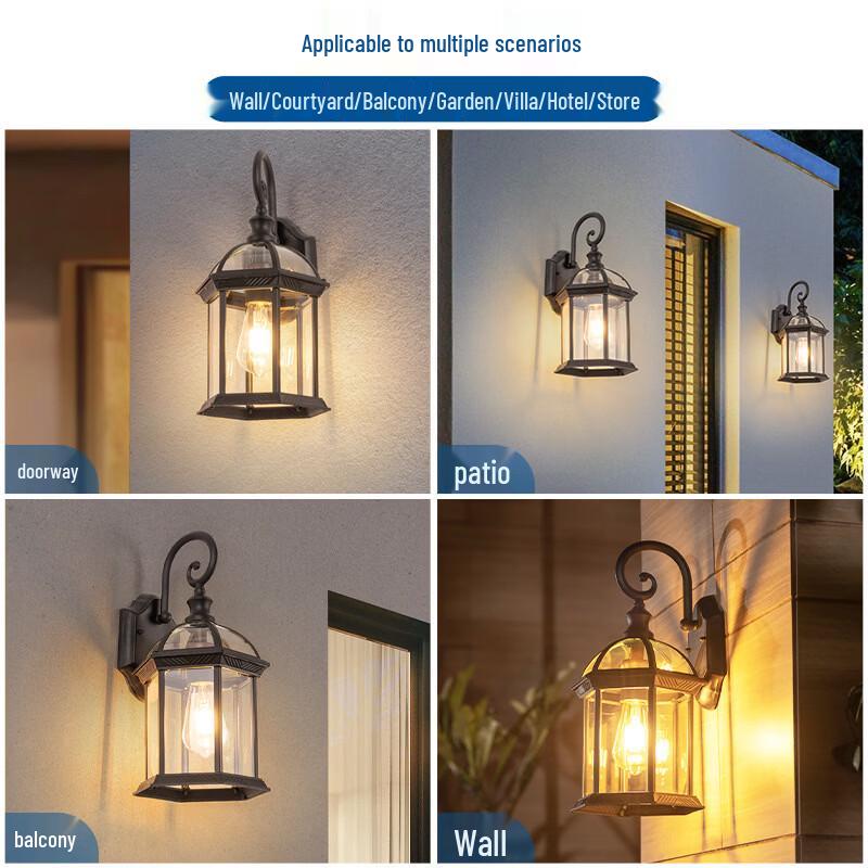 Outdoor Roman Style Wall Lamp
