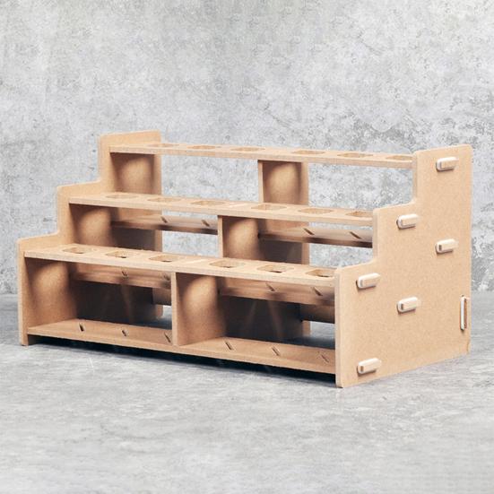 Paint Organizer Multi-Layer Storage Rack Large Capacity High Stability Space-saving Moisture-Proof Paint Rack Stand