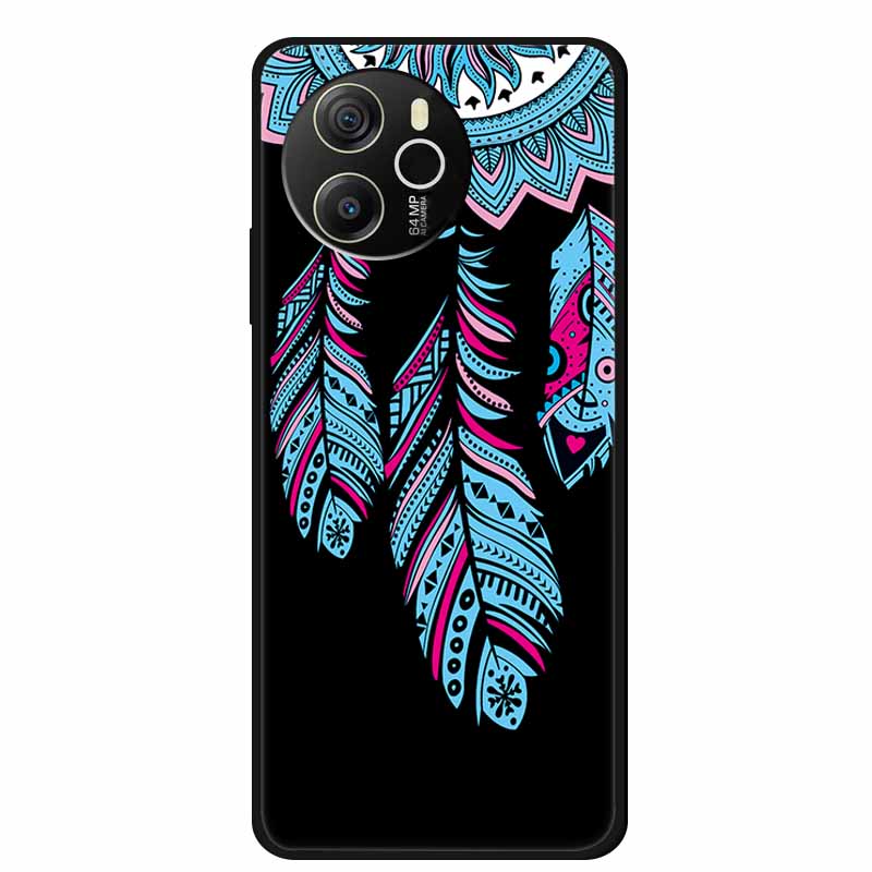 Coque For Blackview Shark 8 Case Cute Cartoon Black Silicone Soft Phone Cases For Blackview Shark 8 Back Cover Case Shark8 Funda