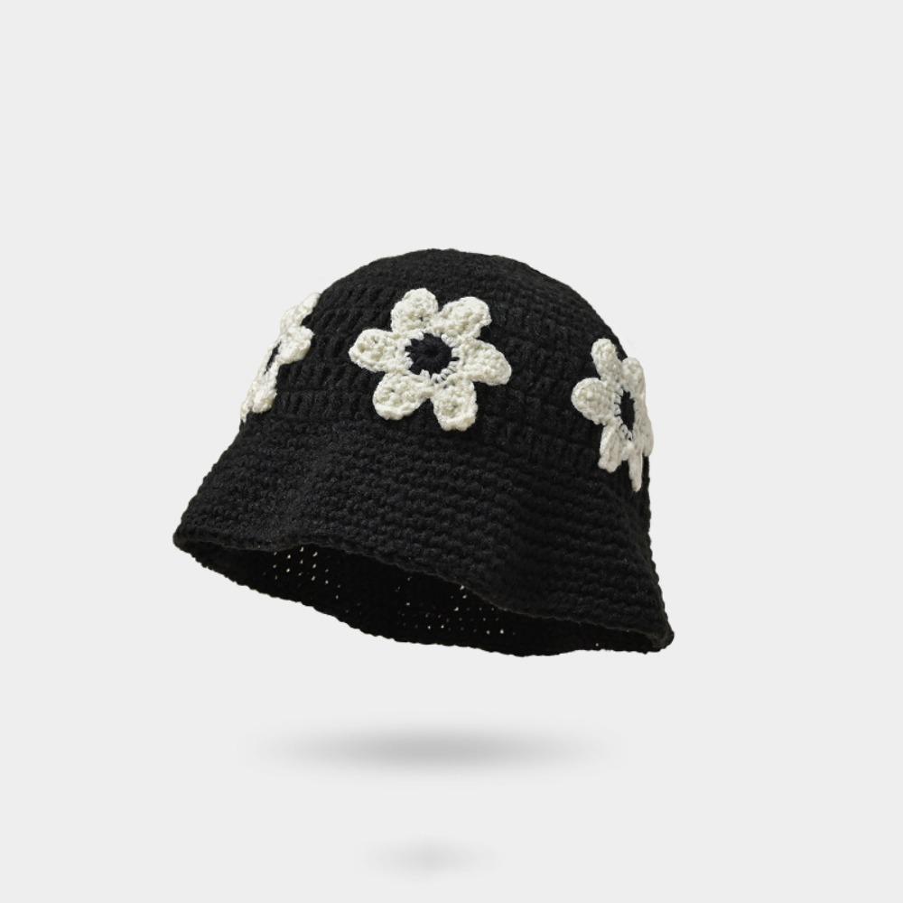 Korean Style Beanies Hat Handmade Bucket Hat Retro Women's Fisherman Hat  Girls