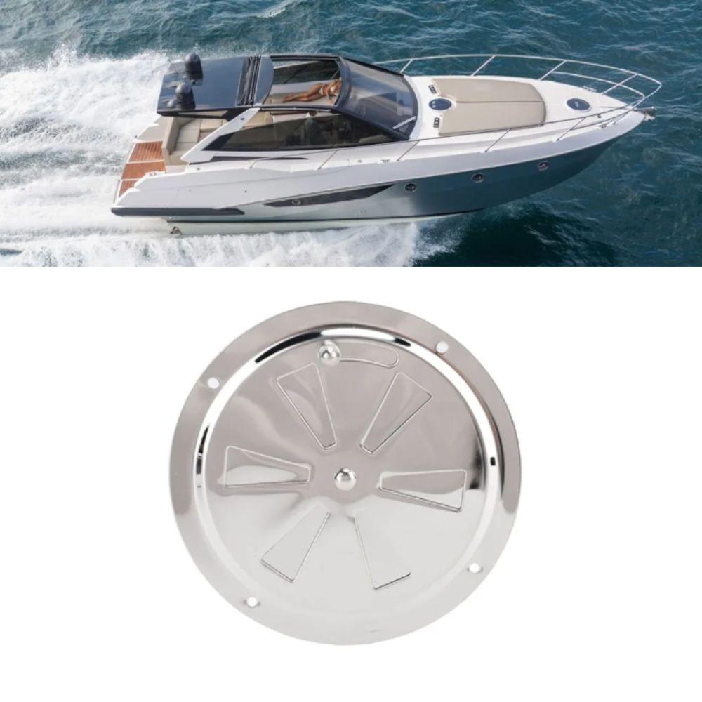 Polished Stainless Finish Boat Air Vent 316 Stainless Steel Ventilation Plate  Boat Cabin