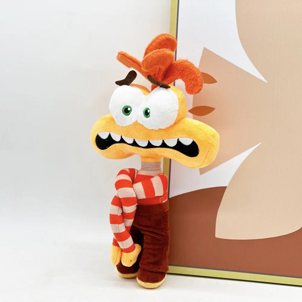 Orange Anxiety Cosplay Plush Brains Secret Service Team Inside Out 2 for Graduation for Birthday for Christmas Children Toys
