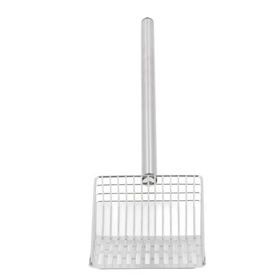 Handle Cat Litter Scoop Stainless Steel Kitty Poop Scooper Chicken Poop Sifter Shovel