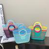 Hollow Vegetable Basket Bag Storage Basket Shopping Basket Pvc Washing Basket Gift Basket