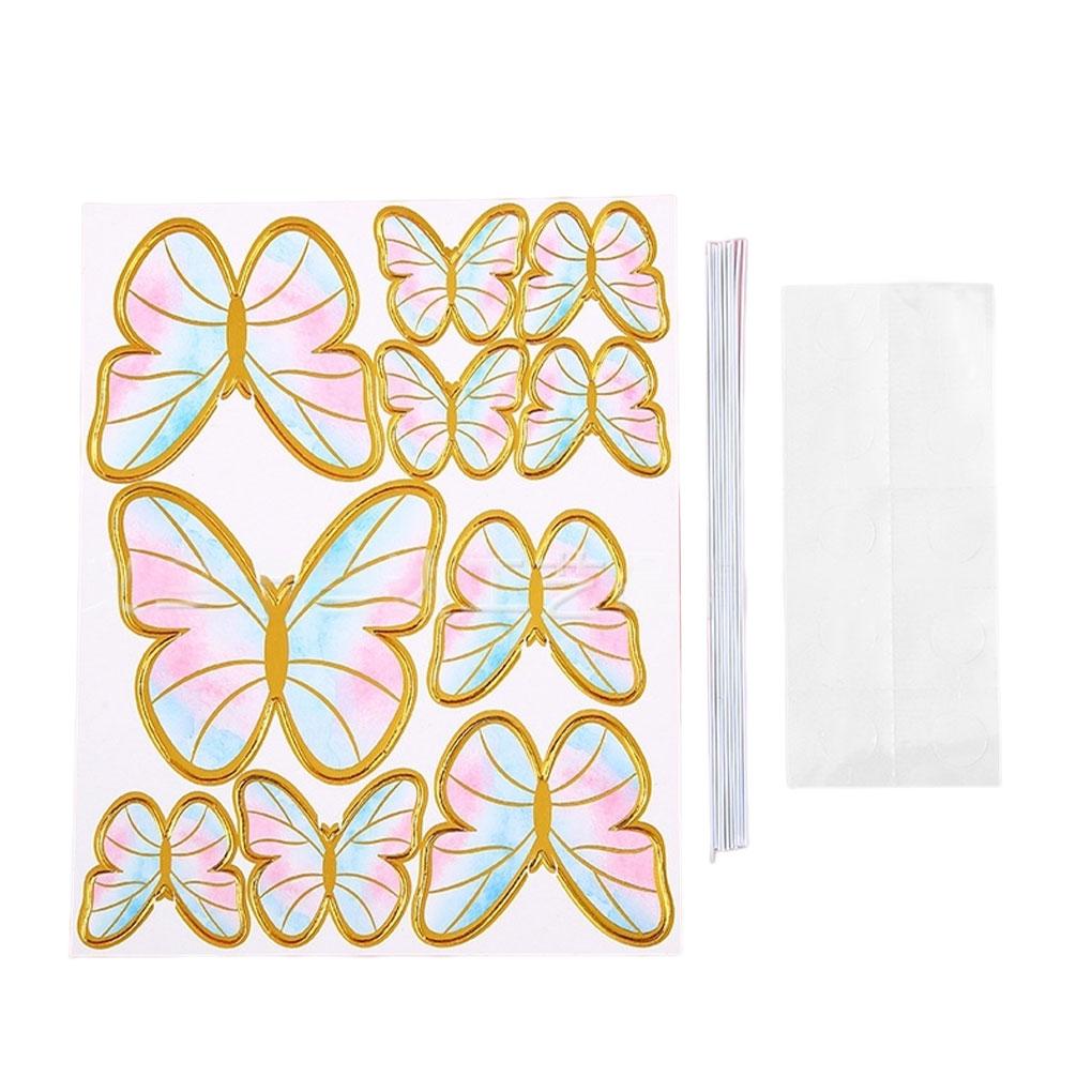 

10 штук насекомых украшения торта С Днем Рождения Декор вечеринки Моделирование поделки Знак Десерт Торты Выпечка