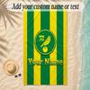 Beach TowelNorwich City Custom Name Text Personalized Soft Towel for Beach Pool Indoor Home Decor Gift
