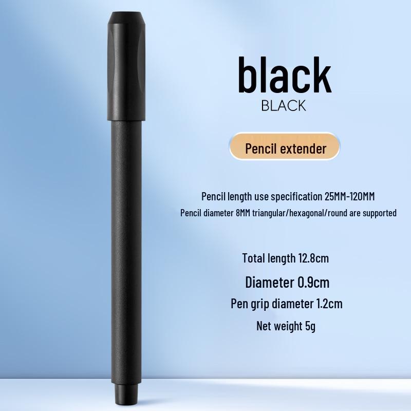 Dual-Head Metal and Wooden Pencil Extender