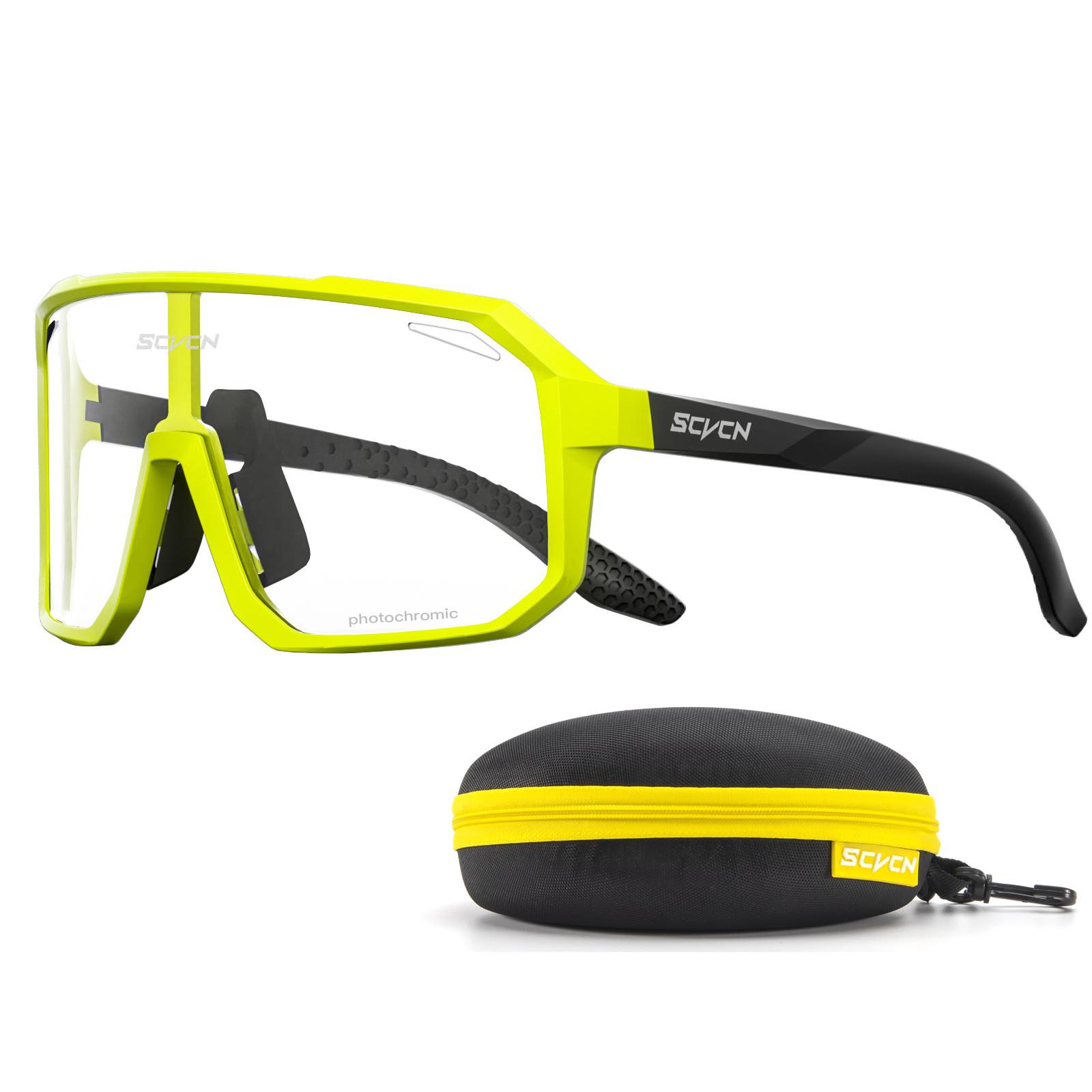

Photochromic Glasses Cycling Sunglasses for Women Sports Running MTB Biking Eyewear Men Road Mountain Bike Bicycle Goggles 1 lens-no box