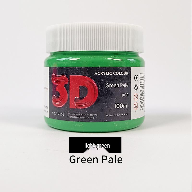 100ml Acrylic Paint for Children's Doodles and Plaster Dolls