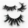 25MM False Eyelashes Dramatic Volume 3D Mink Lashes Long Thick Soft Reusable 1 Pair Faux Lashes Natural Look