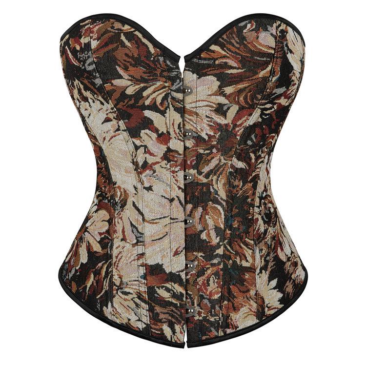 Vintage Fransk Fiskbens Bandeau Bustier Topp - Damformande Korsett