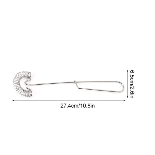 WOSIIKSLL Stainless Steel Hand Whisk, Easy To Clean and Store, Durable and Sturdy Manual Coil Whisk